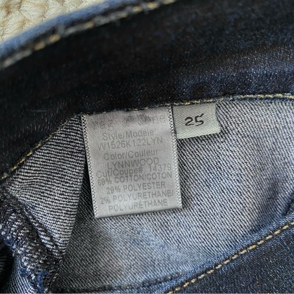 RAG & BONE sz 25 Dark Blue Skinny Capri Jeans - Picture 14 of 15
